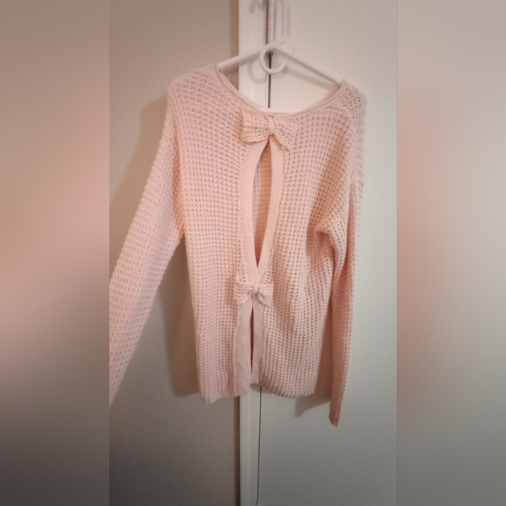 Elegant Pink Coquette Cardigan